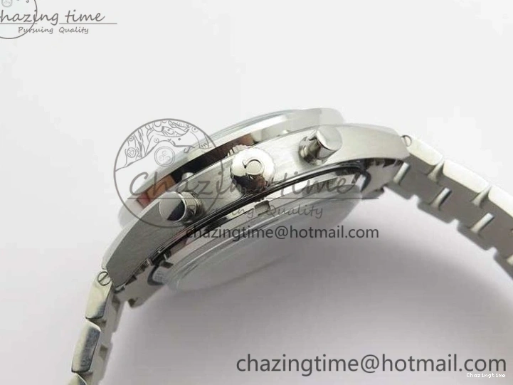 0213 Speedmaster ’57 Co-Axial OMF 1:1 Best Edition Black Dial White Markers On SS Bracelet A Durable 8146